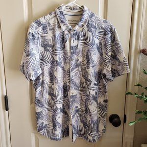 Tommy Bahama Large Men's Floral Printed Button Down Shirt Size L